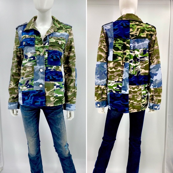 GAP Jackets & Blazers - GAP -Size S-Camo Print Metal Button Utility Jacket